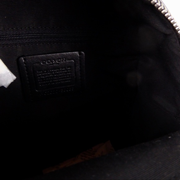 Coach Mini Charlie Backpack Zebra Print Leather - Picture 6 of 13